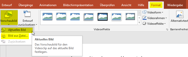 youtube video in powerpoint einfügen vorschaubild